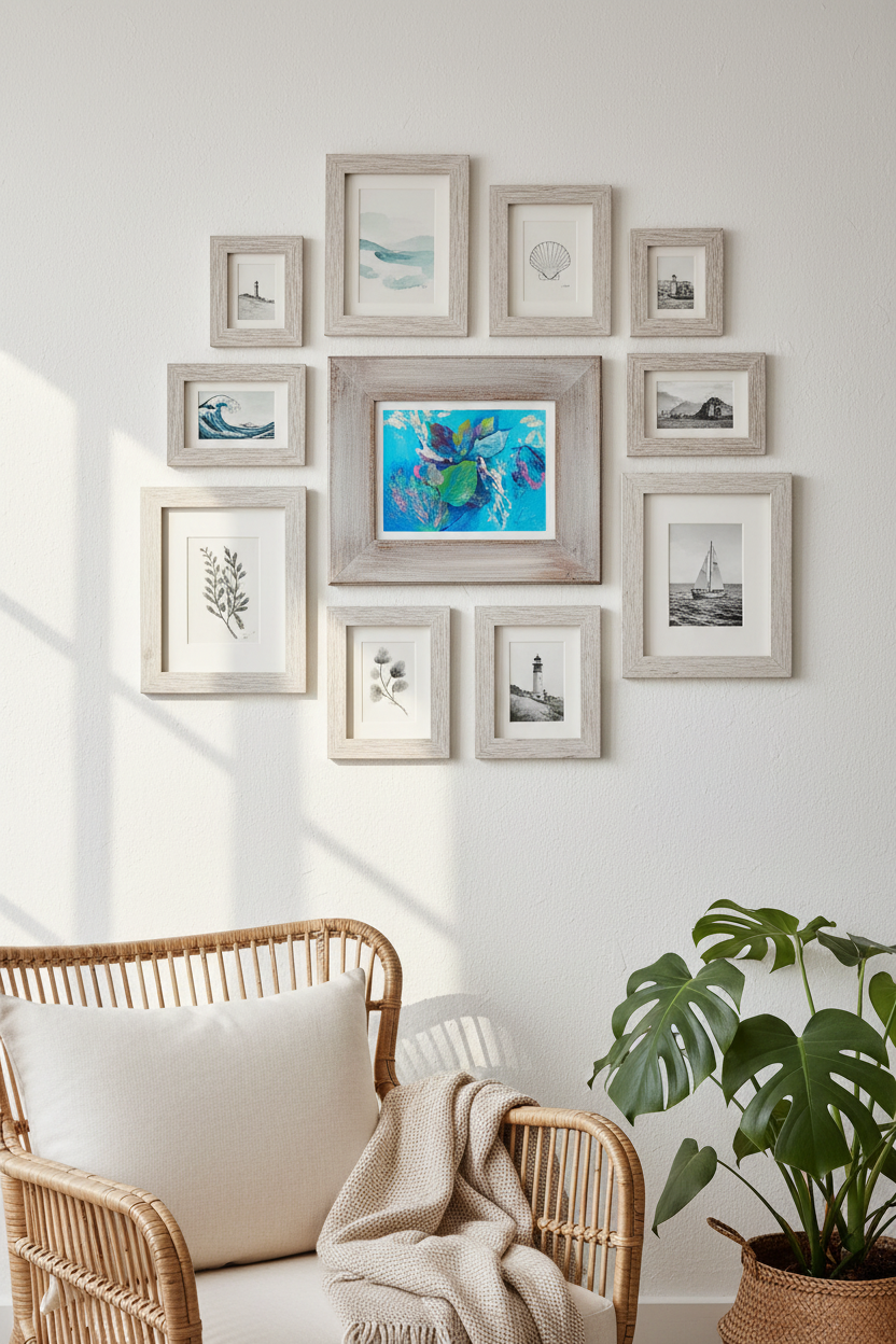 Aqua Reef – Gallery Wall Mockup