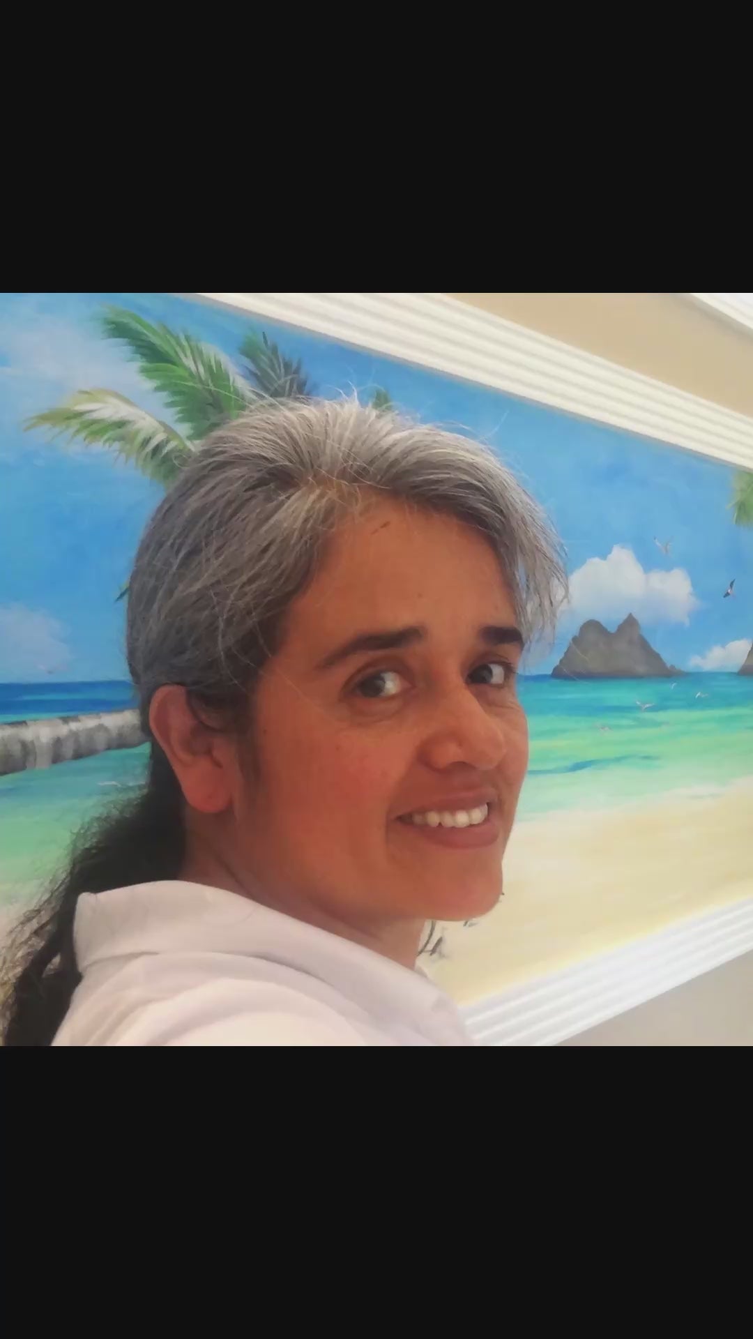 Load video: Hand-painted by Margarita — Serving Ocala &amp; surrounding areas